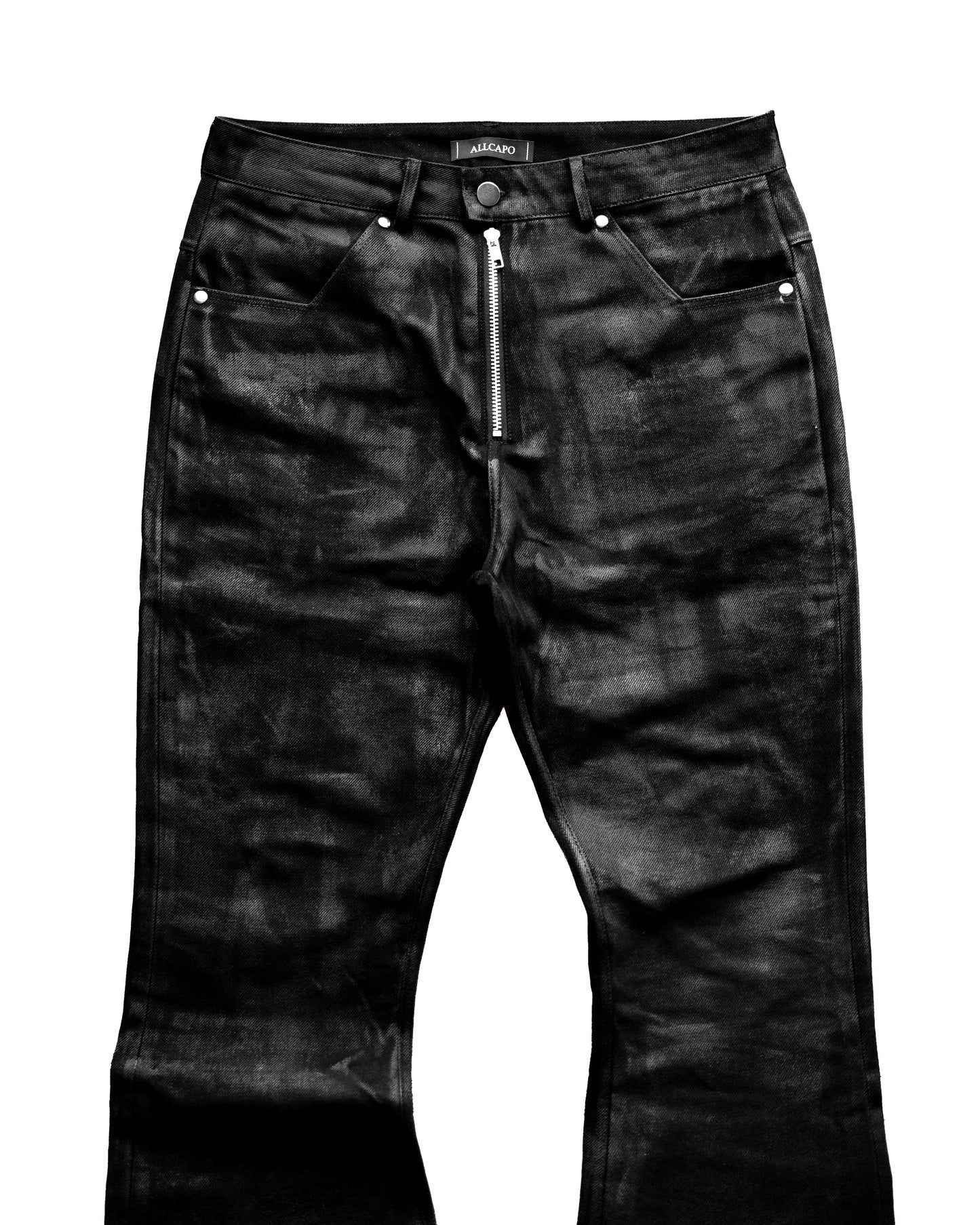 ALL CAPO COATING FLARE PANTS