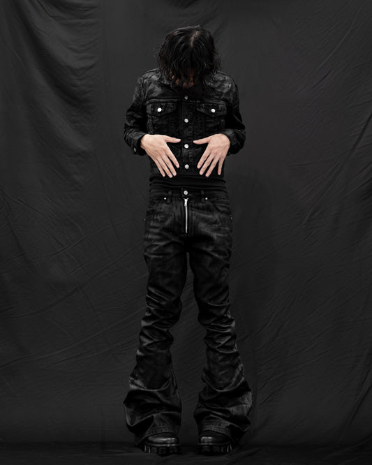 ALL CAPO COATING FLARE PANTS