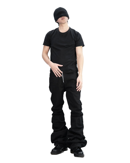 ALL CAPO STACKED LONG FLARE PANTS