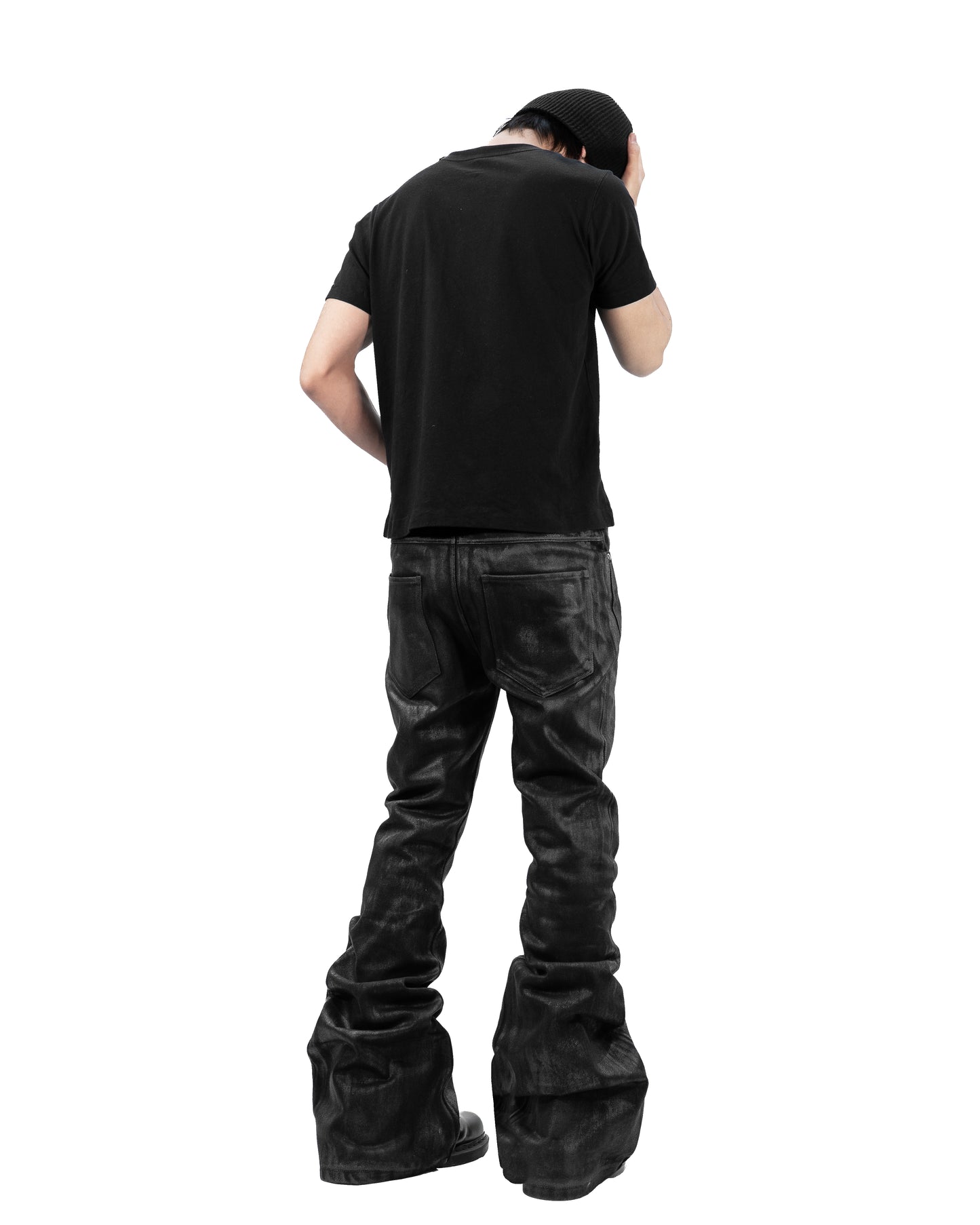 ALL CAPO COATING FLARE PANTS