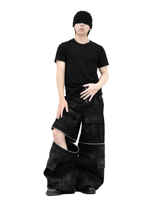 ALL CAPO STRAIGHT STRETCH SKINNY COATING PANTS 