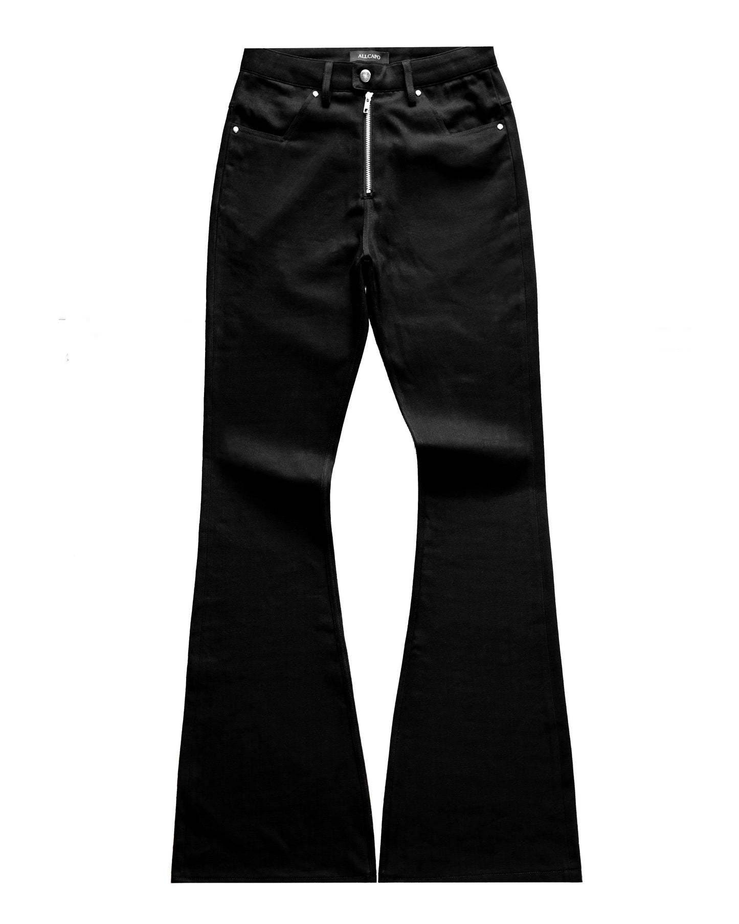 SET FLARE PANTS & FUR CROPPED BIG HOODIE FIT