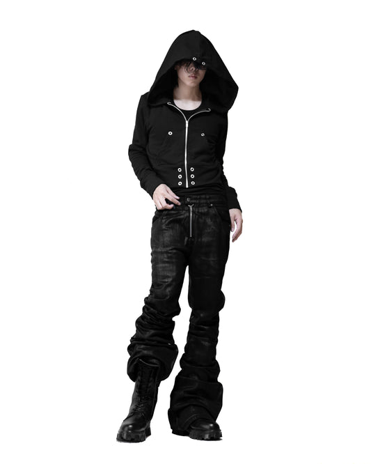 ALL CAPO COATING FLARE PANTS