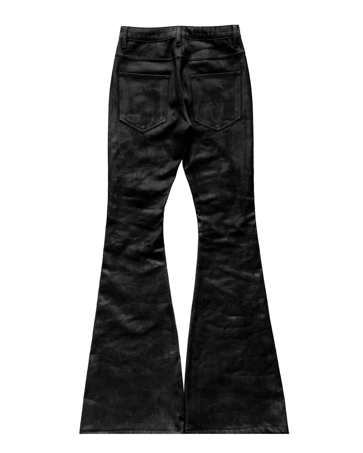 SIDE COATING LACE FLARE PANTS