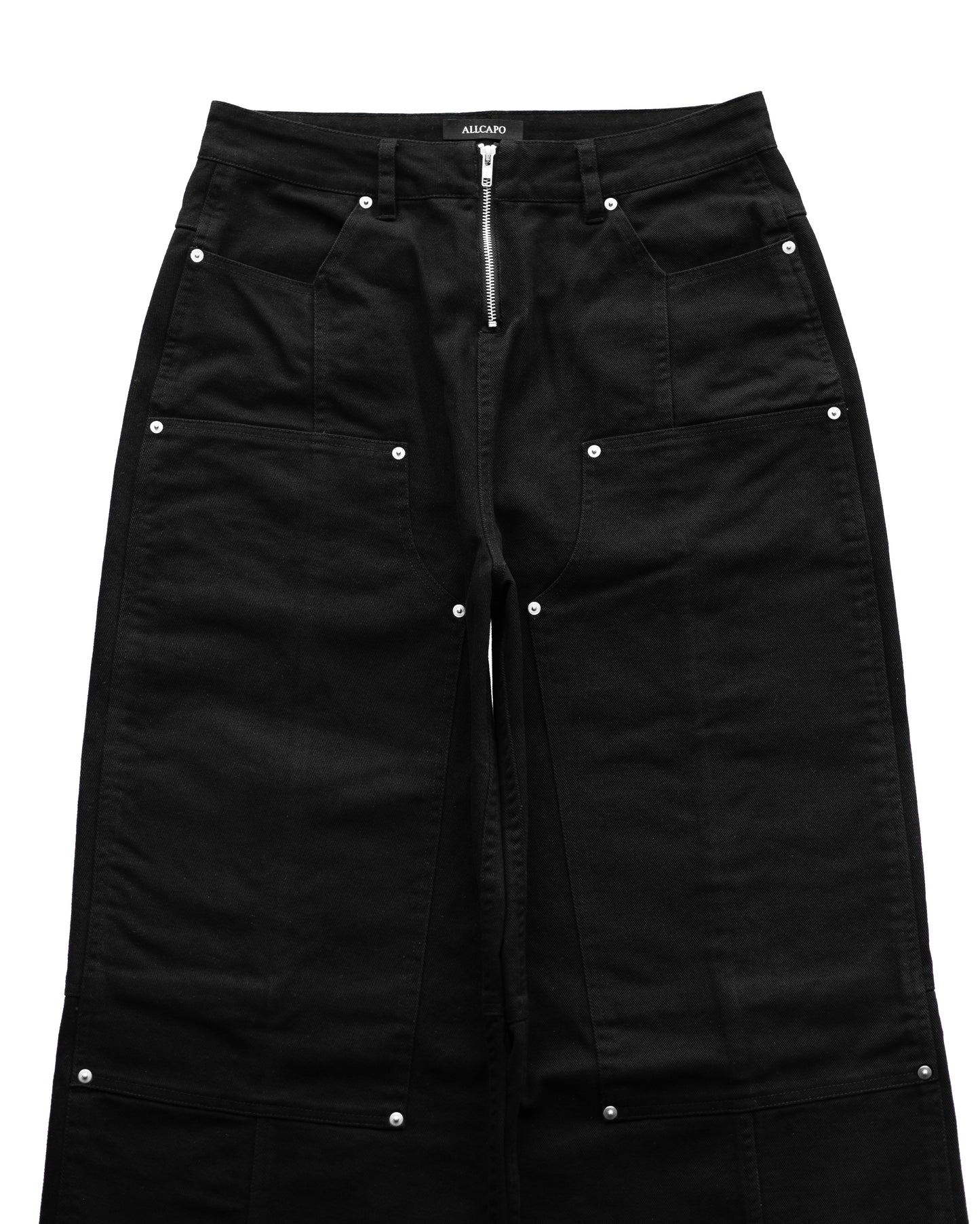 - PRE ORDER - DOUBLE KNEE VOLUME BOTTOM WIDE PANTS