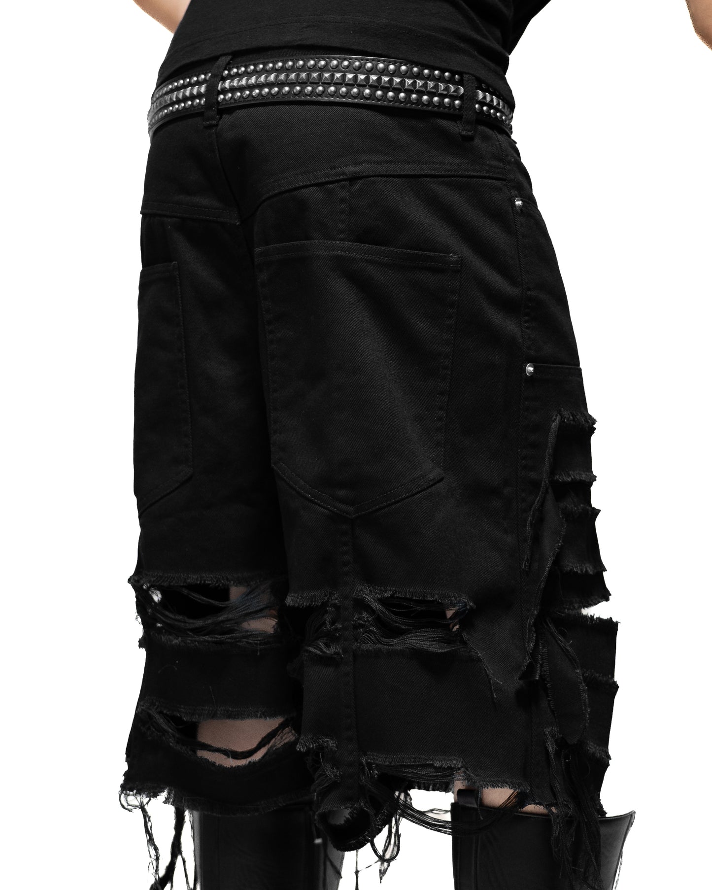 DAMAGE  DOUBLE KNEE SHORTS