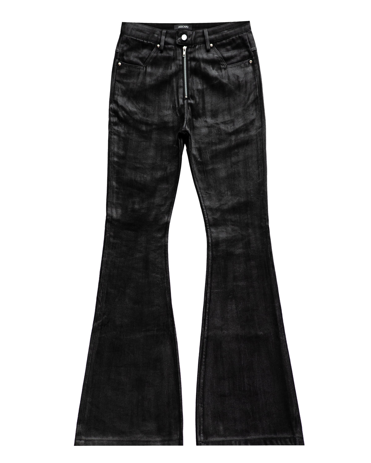 ALLCAPO COATING FLARE PANTS